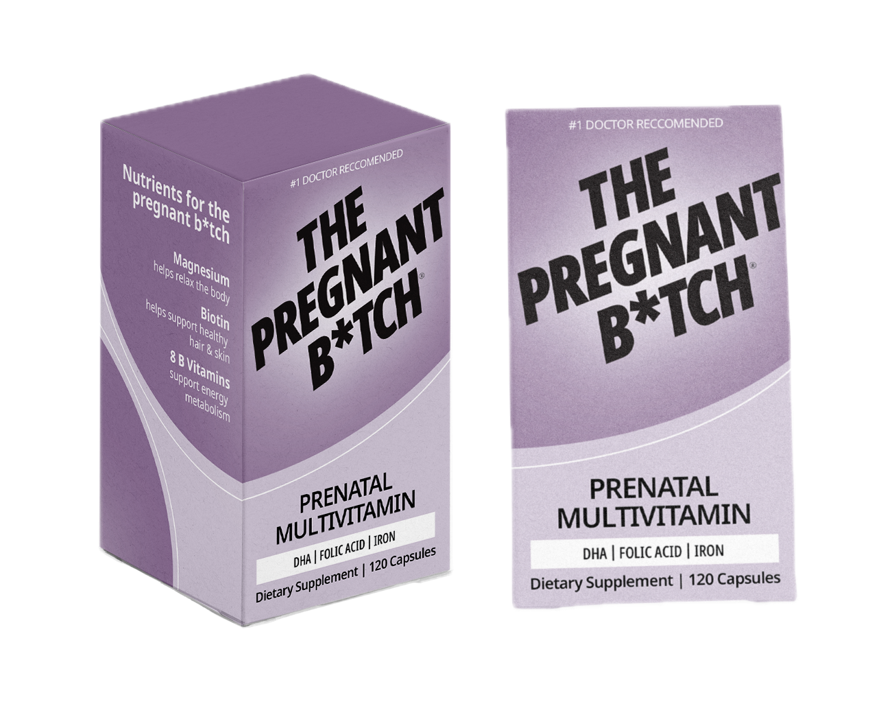Prenatal care box packaging